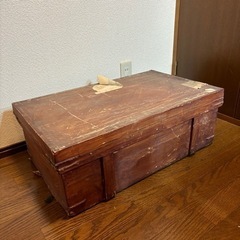 木箱　渋紙　大正時代