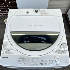 洗濯機 東芝 AW-7G6 2019年 7kg 家事家電 せんたくき【安心の3