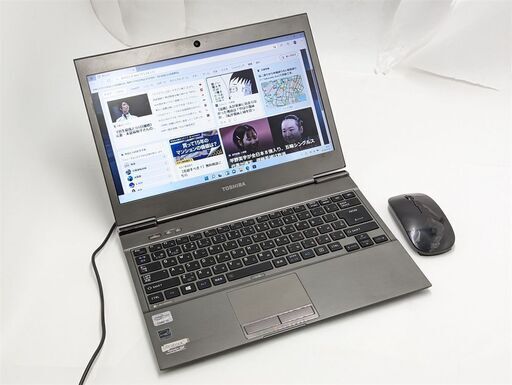 送料無料 Windows11 新品マウス付き Office済 中古ノートパソコン 高速SSD 13.3型 薄型 東芝 R632/H 第3世代Core i5 WiFi Bluetooth 保証付