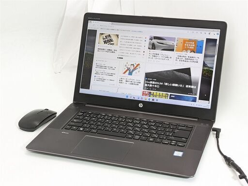 送料無料 新品マウス付き 高速SSD512 フルHD 15.6型 ノートパソコン HP ZBook Studio G3 中古美品 第6世代i7 32GB 無線 Windows11 Office
