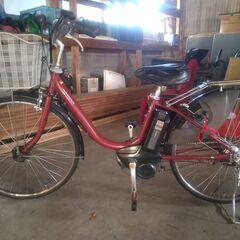 8.7Ah赤 ヤマハ電動アシスト自転車 26インチ 358 ヤマハPAS natura 26インチ電動自転車 電動アシスト自転車 赤 358