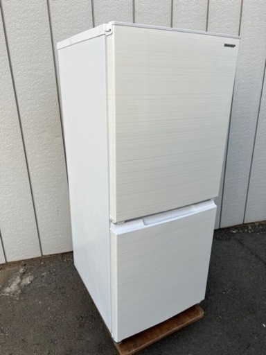 ■シャープ 2022年製 2ドア冷凍冷蔵庫 SJ-D15H-W■SHARP 単身向け2ドア冷蔵庫 1人用 白ホワイト