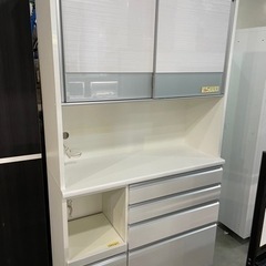 配達可【食器棚 キッチン 棚】【松田家具】クリーニング済み【管理番号 