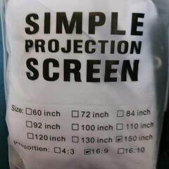 SIMPLE PROJECTION SCREEN