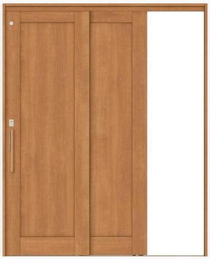 新品未使用　リクシル 連動方式 室内 引戸 片引 2枚建 ラシッサS LAG【ASHRD-W-1620J】横幅1644mm×高さ2023mm 機能付 表示錠 明り採り付 バーハンドル 引き戸 片引き 建具 バリアフリー リフォーム LIXIL