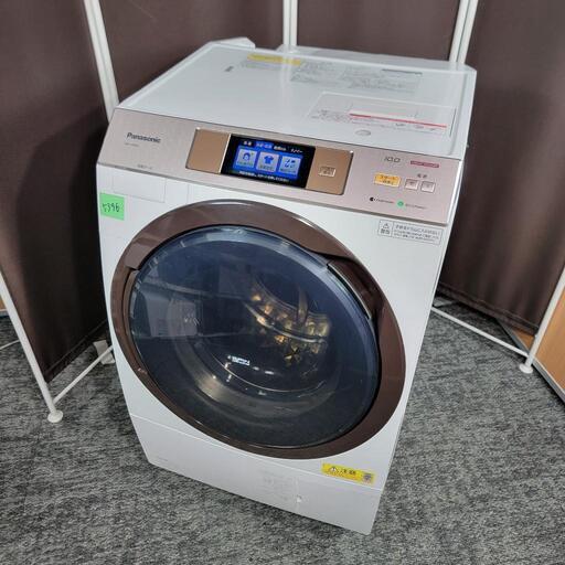 ‍♂️h060223売約済み❌5396‼️配送設置は無料‼️人気のタッチパネル✨Panasonic 10kg/6kg ドラム式洗濯機