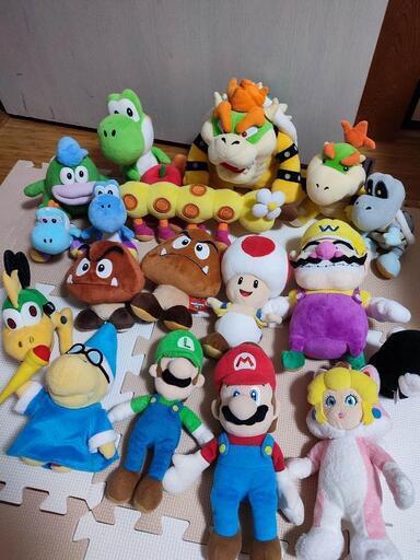 スーパーマリオぬいぐるみ18点セット