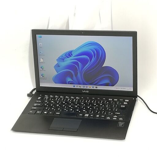 送料無料 即使用可 高速SSD 13.3型 ノートパソコン Sony VJP132C11N 中古動作良品 第5世代i5 無線 Wi-Fi カメラ Windows11 Office