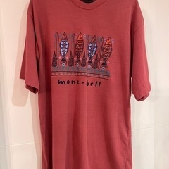 【日本製】mont-bell モンベル　Tシャツ　メンズLサイズ