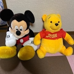 プーさん　ミッキー  ぬいぐるみ