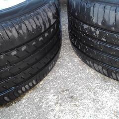 スバル純正ホイール　タイヤ付　4本セット　17×7.5J +55 　215/50R17 　スバル　レガシイ　B４