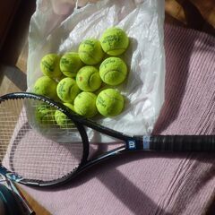 wilson ウイルソン テニスラケット ＆ボール