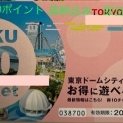 【ネット決済・配送可】1冊10ポイント 東京ドームシティ「得10...