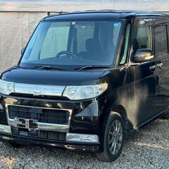 ダイハツ　タント　カスタム　X　ブラック　車検二年付き　タイミン...