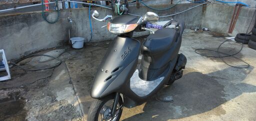 ⭐ホンダライブディオZXタイプ　マットブラック　AF34　ウイング付き　自家塗装っぽい感じです　原付バイク