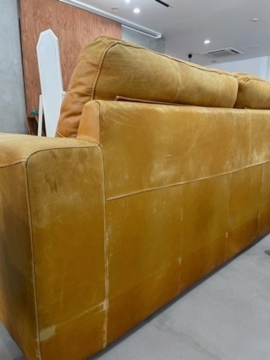 クラッシュゲートOffer9総レザーソファー (サルパ) 長堀橋の家具の中古  