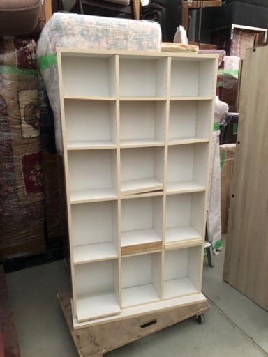本棚 オープンラック 87cm×21cm×高さ160cm