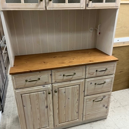 ニトリ ポスティア100 キッチンボード レンジボード 食器棚 おしゃれ  