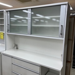 J3328 美品 希少サイズ！ニトリ NITORI  160cm幅食器棚  キッチンボード キッチン収納 クリーニング済み 