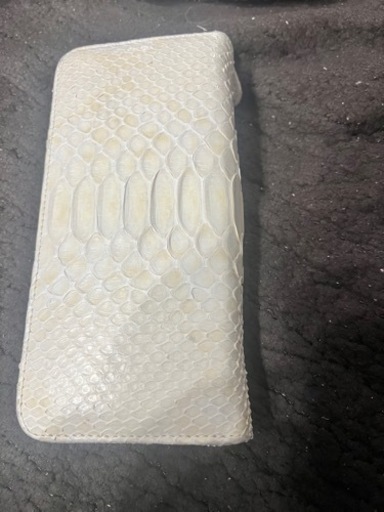 白蛇皮お財布
