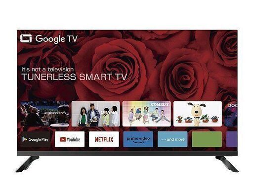 (Y)北大前! 札幌 引取 ゼル チューナーレス スマートテレビ TL-3202FHD 32v型 GoogleTV機能搭載 Xell ドン・キホーテ 情熱価格 未使用品 2035203
