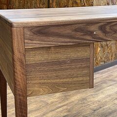 (Y)北大前! 札幌 引取 杉工場 デスク kiva11 walnut 天然木ウォールナット材 オイル仕上げ SUGIKOJO 札幌発 2034799