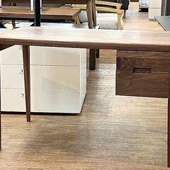 (Y)北大前! 札幌 引取 杉工場 デスク kiva11 walnut 天然木ウォールナット材 オイル仕上げ SUGIKOJO 札幌発 2034799