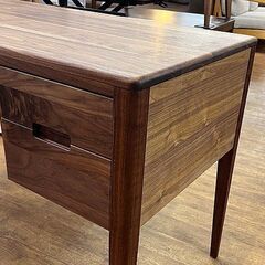 (Y)北大前! 札幌 引取 杉工場 デスク kiva11 walnut 天然木ウォールナット材 オイル仕上げ SUGIKOJO 札幌発 2034799