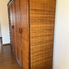 籐のタンス ラタン 衣装ダンス クローゼット