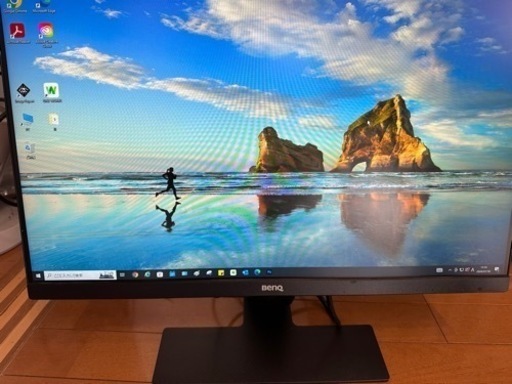 PCモニター　GW2480-B 電源ケーブル、HDMIケーブル付き