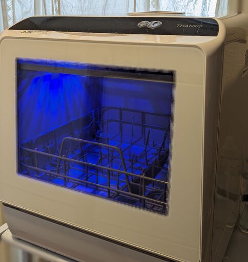 工事不要ですぐに使える食洗器！THANKOサンコーのラクア食洗器2020年製　値段相応！今月も問題なく使えてる目玉商品！