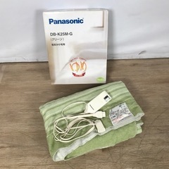 Panasonic 電気かけ毛布 DB-K25M-G グリーン　...