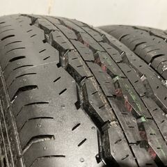 新車外し BS BRIDGESTONE RD-613 STEEL 195/80R15 107/105L LT 15インチ 夏タイヤ 4本 ハイエース キャラバン等 長期保管品　(MTR111) クレジットカード QRコード決済可能