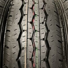 新車外し BS BRIDGESTONE RD-613 STEEL 195/80R15 107/105L LT 15インチ 夏タイヤ 4本 ハイエース キャラバン等 長期保管品　(MTR111) クレジットカード QRコード決済可能