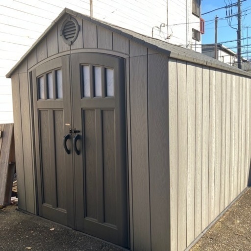 LIFETIME 8×10ft Shed 物置 コストコ 倉庫 ガレージに