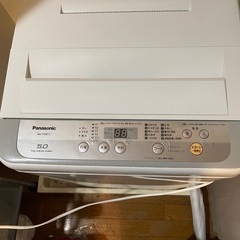 Panasonic製　洗濯機　5年使用