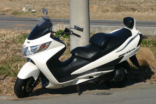 埼玉発755-8261Km】自賠責保険付SUZUKIスカイウェイブ250パールグラスホワイト (走行距離＝極少)