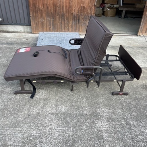 ★動作良好★ATEX アテックス 電動ベッド bed 収納式電動リクライニングベッド AX-B635N 介護用ベッド 折りたたみ式ベッド モーター可動式