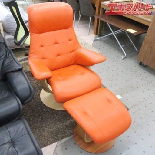 Karimoku THE FIRST カリモク ザ・ファースト RU72モデル リクライナー Mサイズ チェア＆RU02オットマン 富岡店