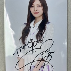 乃木坂46生写真直筆サイン入り梅澤美波Timeflies購入者限定当選品