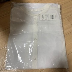 新品 ／ シアーシャツ アンサンブル 長袖　Lサイズ　