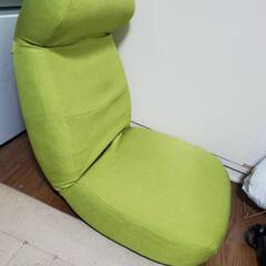 【ネット決済】座椅子 ライトグリーン 美品