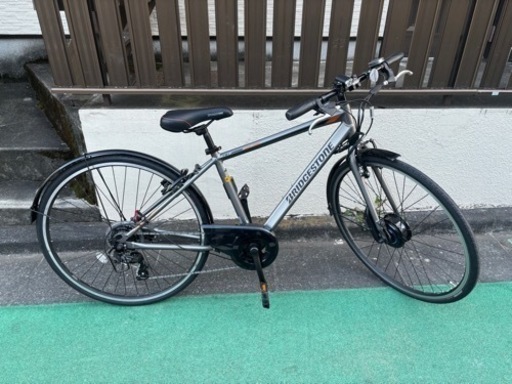 BRIDGESTONE  TB1e 電動自転車　クロスバイク　マットグレー　中古自転車　60000円