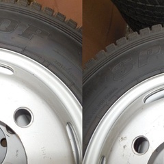 【直接引き取りのみ】2014年製 スタッドレスタイヤ ダンロップ 6本セット R6-0126-①