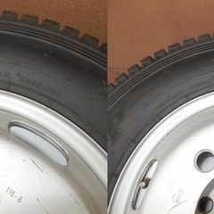 【直接引き取りのみ】2014年製 スタッドレスタイヤ ダンロップ 6本セット R6-0126-①