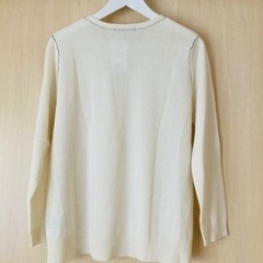 新品　meimei メイメイ　カシミヤ　セーター　ニット　ホワイト　M 白　長袖