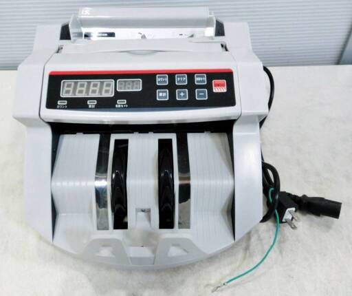 紙幣計数機　マネーカウンター　BL-2108　動作良好　海外紙幣対応　お札カウンター　デジタル　業務用　店舗用品　会計