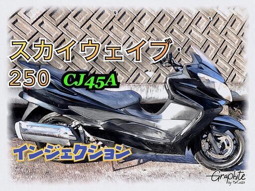 豊田市　SUZUKI スカイウェイブ250 CJ45A FN23101901