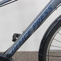 OFFICE PRESS クロスバイク 3×8S 700×35C オートライト搭載 24-H001J