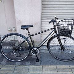 美品☆SOUTHERNPORT[サザンポート]27吋 シティーサイクル 外装6段/LEDオート/ブラック